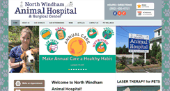 Desktop Screenshot of northwindhamanimalhospital.com